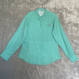 Columbia Women's Blouse - Aqua